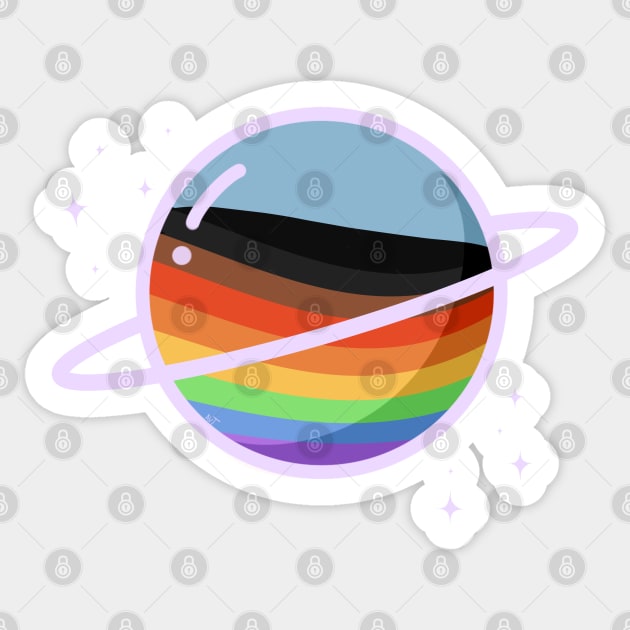 glass pride planets - gay Sticker by goblinbabe